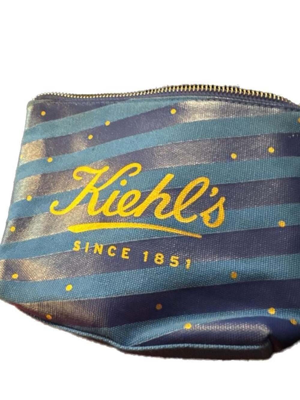 Kiehl's Since 1851 Limited Edition Maite Franchi Blue Makeup Bag
